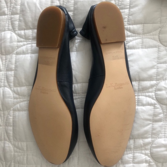 NEW NO BOX. L.K. BENNETT LONDON BALLERINA FLATS - Picture 5 of 7